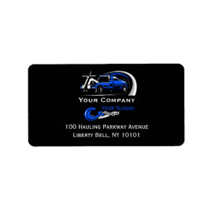 Professional Towing Company, Hauling Service Label