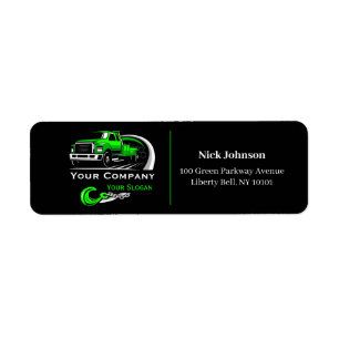 Professional Towing Company, Hauling Service Return Address Label