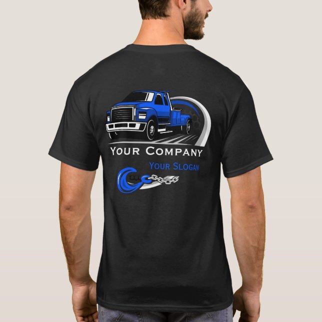 Professional Towing Company, Hauling Service T-Shirt (Back)