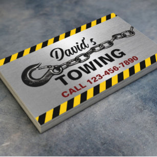 Professional Towing Hauling Service Business Card