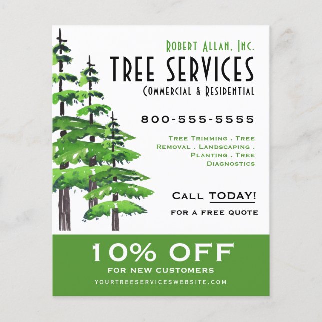 Professional Tree Services Flyer (Front)