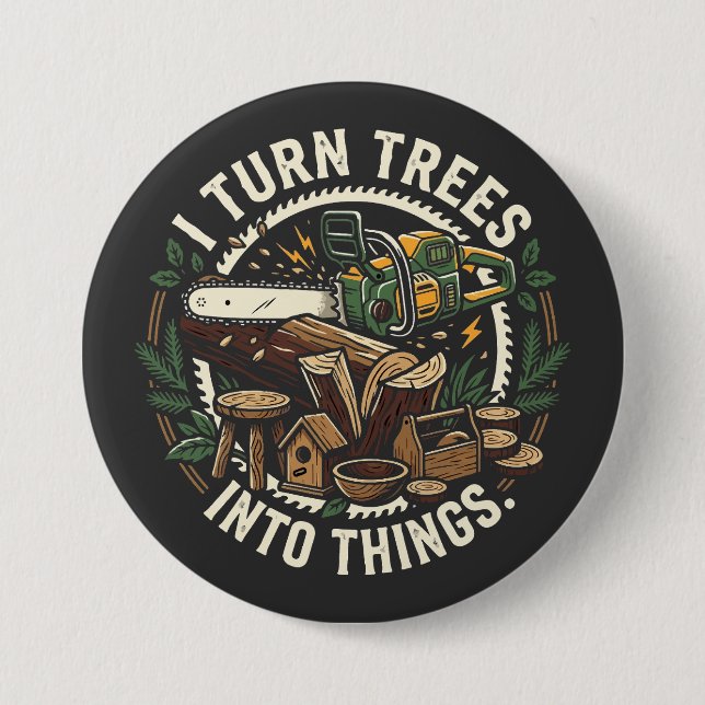 Professional Tree To Thing Converter 7.5 Cm Round Badge (Front)