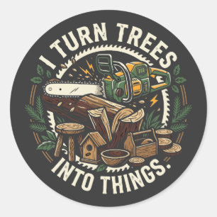 Professional Tree To Thing Converter Classic Round Sticker