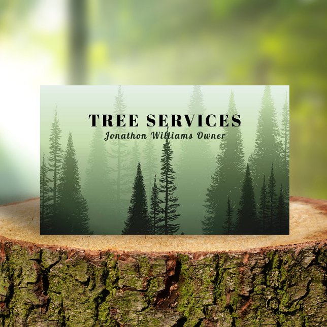 Professional Tree Trimming Service Business Card (Creator Uploaded)