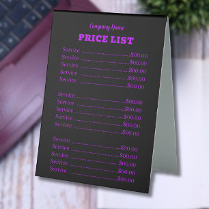 Professional Trendy Modern Neon Purple Price List