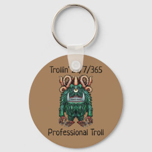 Professional Troll Key Ring