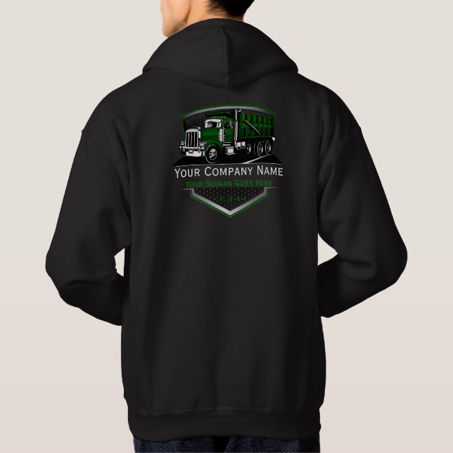Professional Trucking Hauling Company  Hoodie (Back)