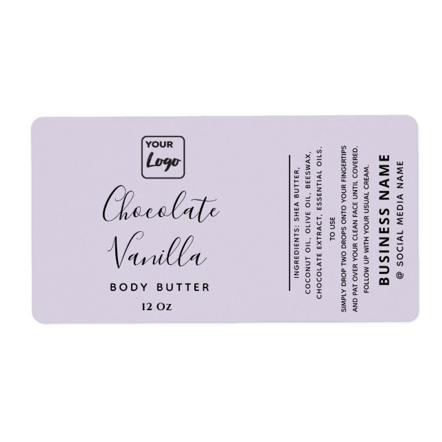 Professional typography lavender yourlogo product  (Front)