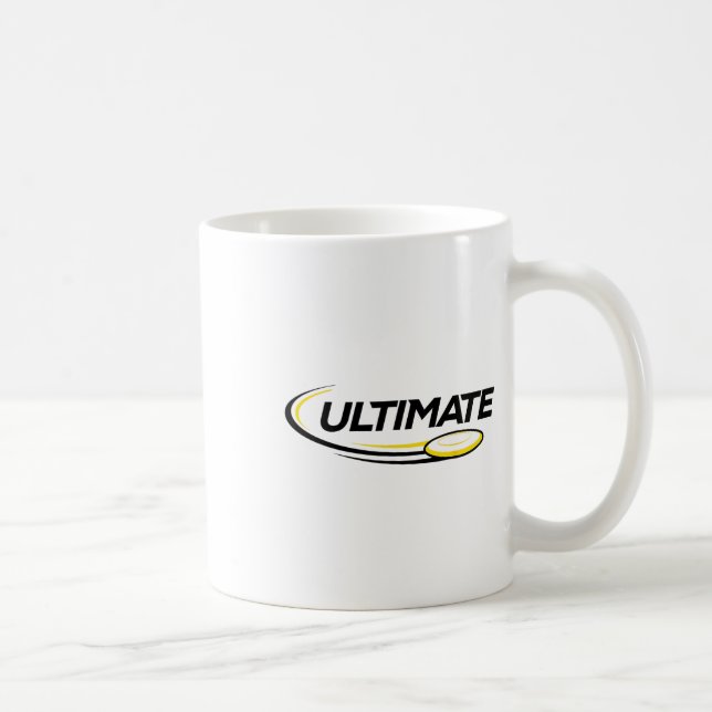 Professional Ultimate Frisbee Disc Golf Player  Coffee Mug (Right)