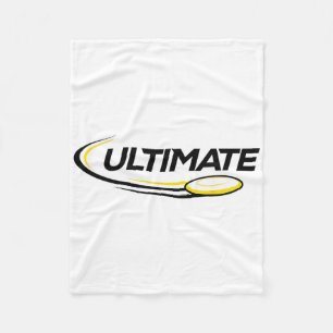 Professional Ultimate Frisbee Disc Golf Player  Fleece Blanket