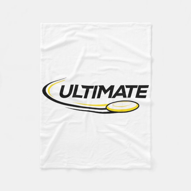 Professional Ultimate Frisbee Disc Golf Player  Fleece Blanket (Front)