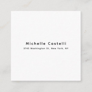 Professional Unique Classical Simple Black & White Enclosure Card