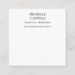 Professional Unique Classical Simple Black & White Enclosure Card