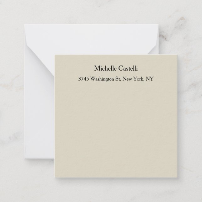 Professional Unique Classical Simple Card (Front)