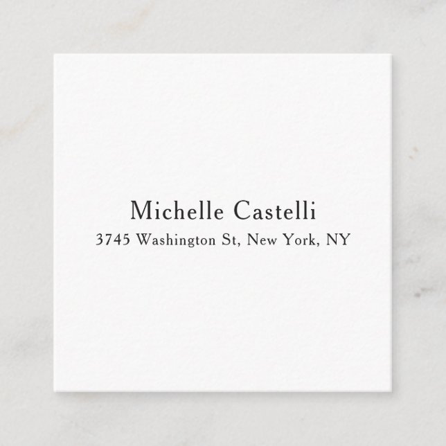 Professional Unique Classical Simple Enclosure Card (Front)