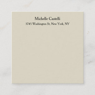 Professional Unique Classical Simple Enclosure Card