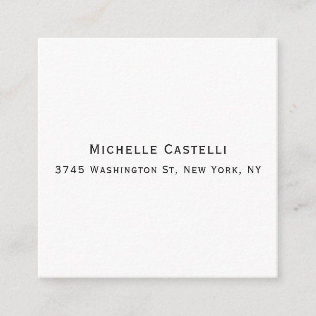 Professional Unique Classical Simple Enclosure Card (Front)