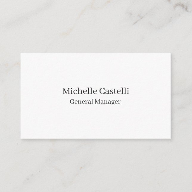 Professional Unique Classical Simple Enclosure Card (Front)