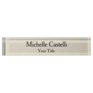 Professional Unique Classical Simple Nameplate