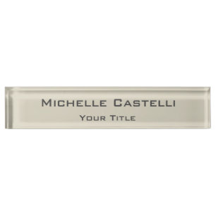 Professional Unique Classical Simple Nameplate