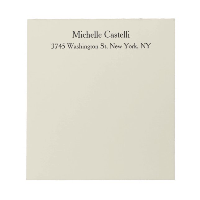 Professional Unique Classical Simple Notepad (Front)