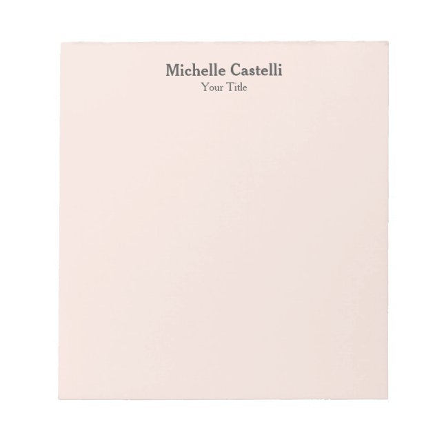 Professional Unique Classical Simple Notepad (Front)