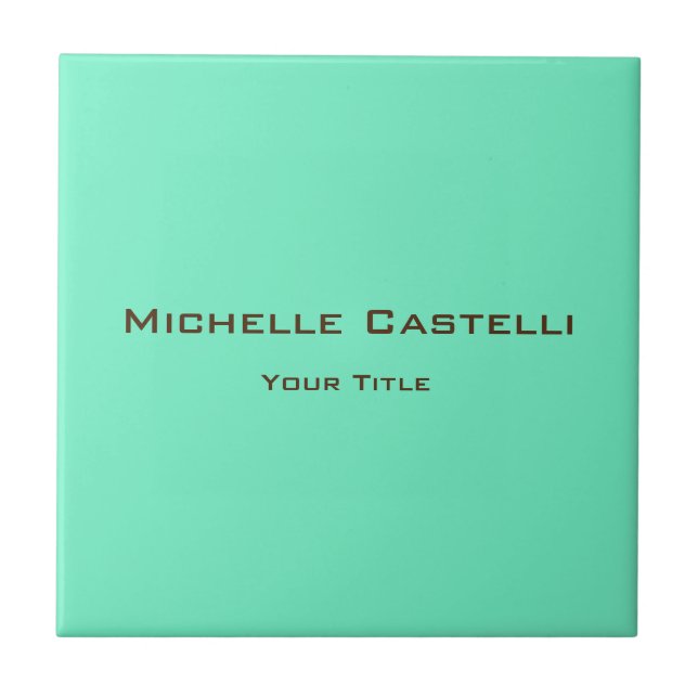 Professional Unique Classical Simple Plain Ceramic Tile (Front)