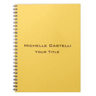 Professional Unique Classical Simple Plain Notebook