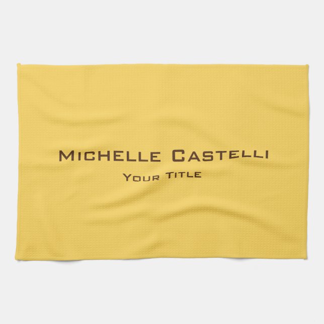 Professional Unique Classical Simple Plain Tea Towel (Horizontal)