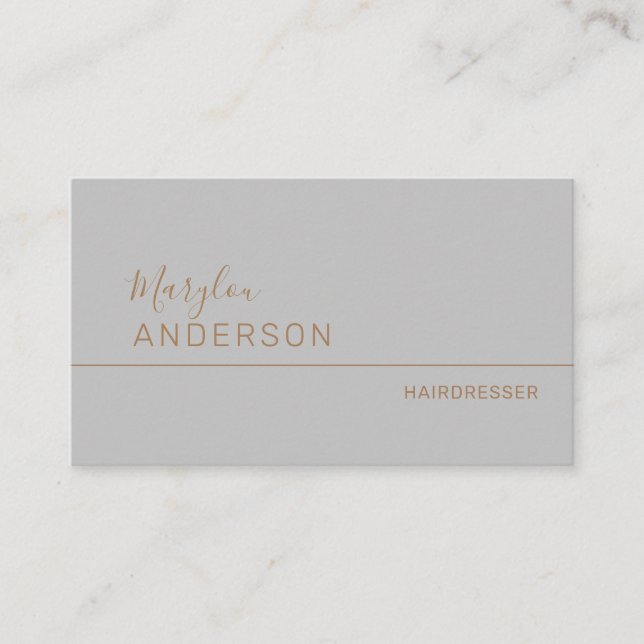 Professional  - UNISEX Business Card (Front)