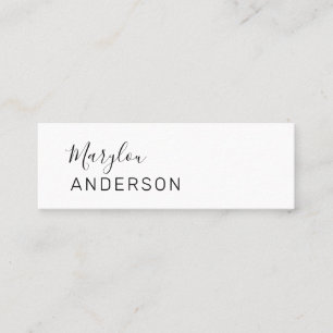 Professional - UNISEX Mini Business Card