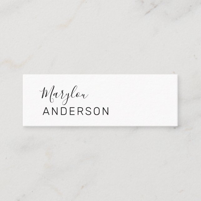 Professional  - UNISEX Mini Business Card (Front)