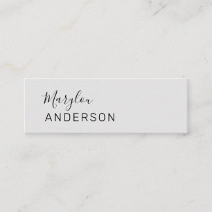 Professional - UNISEX Mini Business Card