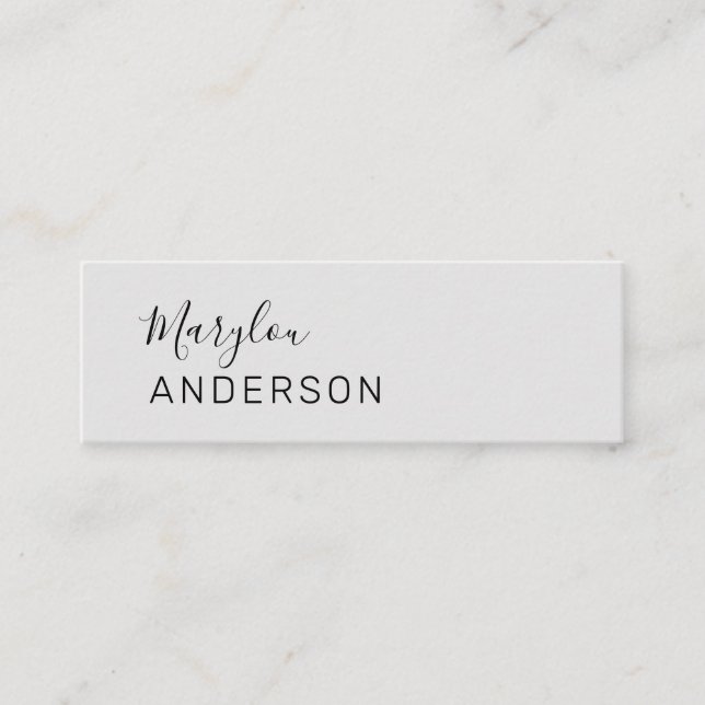 Professional  - UNISEX Mini Business Card (Front)
