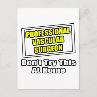 Professional Vascular Surgeon Postcard
