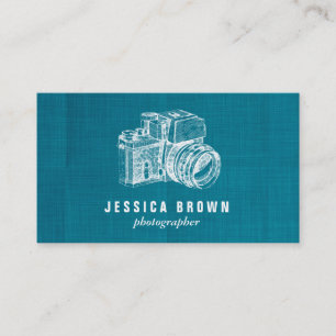 Professional Vintage Photographer Business Card