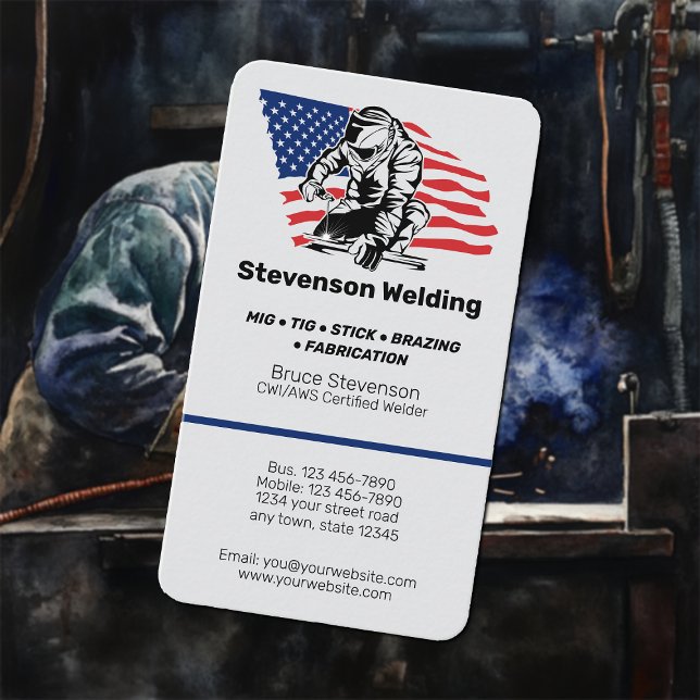 Professional Welder Business Card (Creator Uploaded)