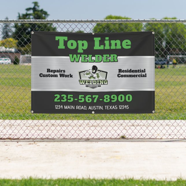 Professional Welding Fabrication Service Logo Banner (Insitu)