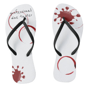 Professional Wine Taster Spills Tasting Winery Thongs