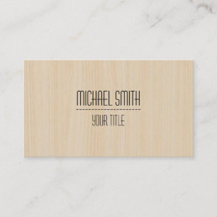Professional Wood Grain Look #14 Business Card
