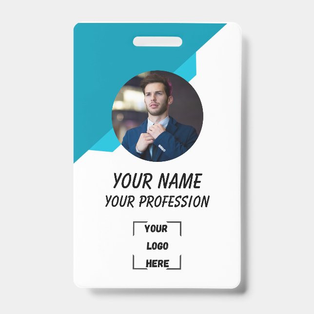 Professional Worker Photo ID Badge (Front)