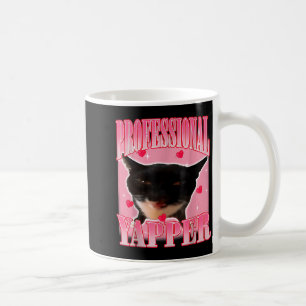 Professional Yapper Cat Funny Oddly Specific Dank Coffee Mug