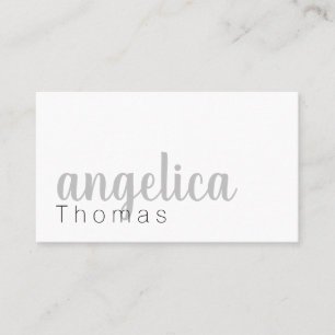 Professionally Stylish Cursive Business Card