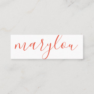 Professionally Stylish Signature Series Mini Business Card