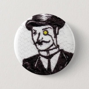 professor 6 cm round badge
