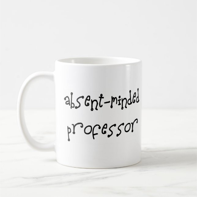 professor, absent-minded coffee mug (Left)