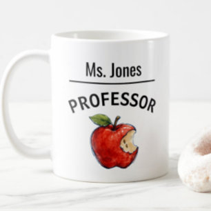 PROFESSOR Apple Custom Name Coffee Mug