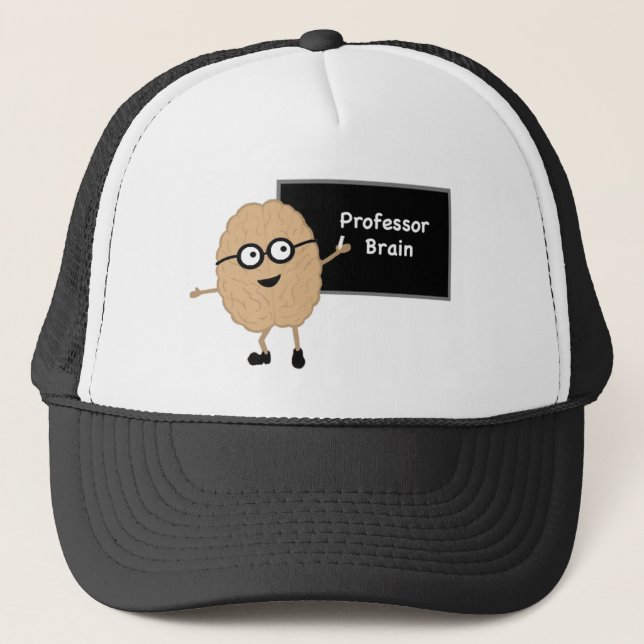 Professor Brain Trucker Hat (Front)