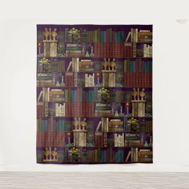 Professor Darksage's Library ~ Wizard Room Tapestry (Front)