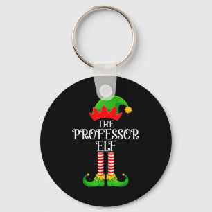 Professor Elf Christmas Family Matching Funny Love Key Ring